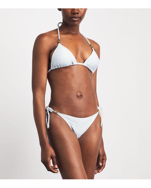 Heidi Klein White Triangle Elba Bikini Briefs