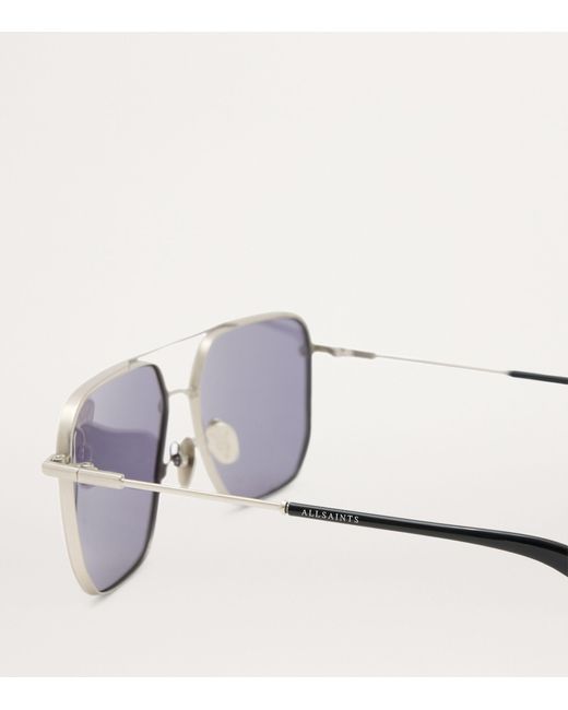 AllSaints Purple Swift Sunglasses for men