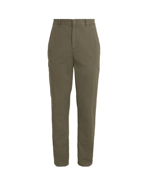Belstaff Green Cotton Rally Chino Trousers for men