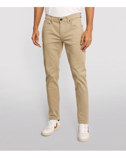 7 For All Mankind Natural Luxe Performance Plus Slimmy Tapered Chinos for men