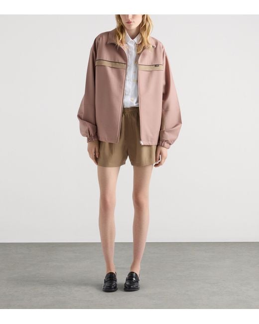Prada Brown Wool-Mohair Jacket