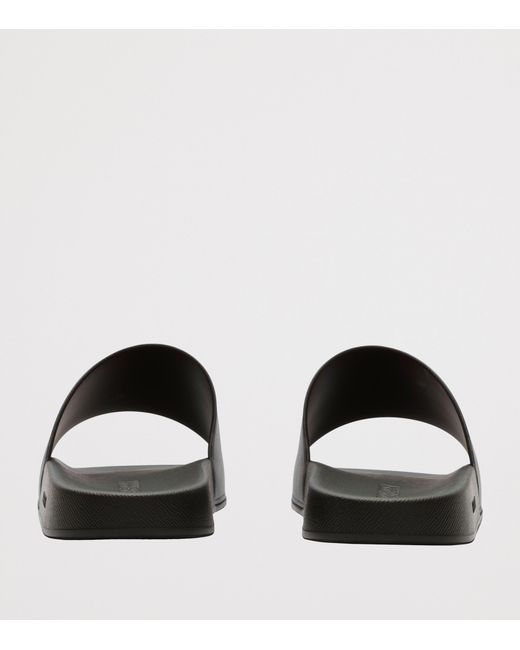 Burberry Brown Check Slides for men