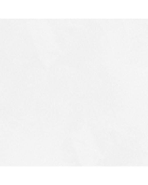 Balenciaga White Cotton Floral Appliqué Shirt