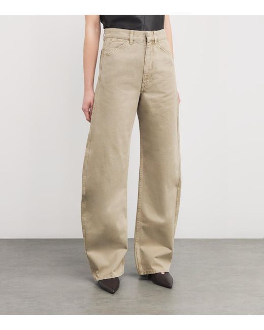Lemaire Natural High-Rise Twisted Jeans