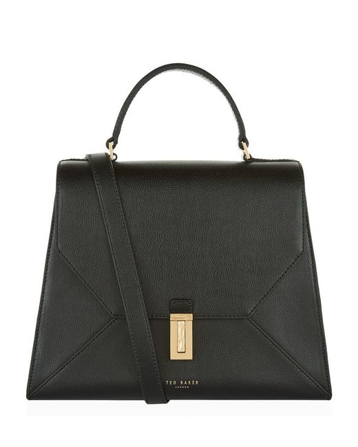 Ted Baker Black Ellice Leather Top Handle Bag
