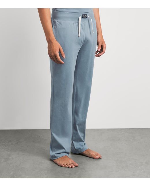 Polo Ralph Lauren Blue Cotton Pyjama Bottoms for men