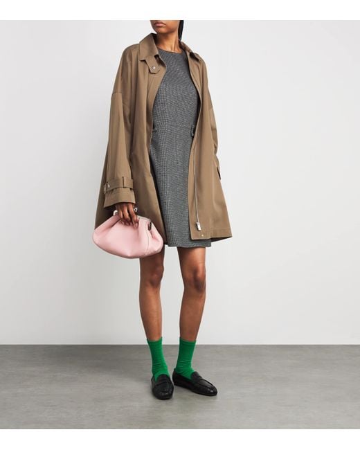 Weekend by Maxmara Gray Houndstooth Tailored Mini Dress