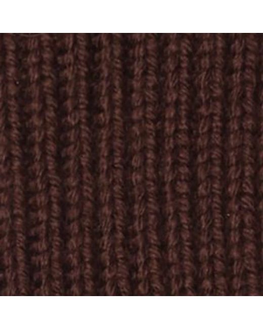 Burberry Brown Wool-Blend Logo Gloves for men
