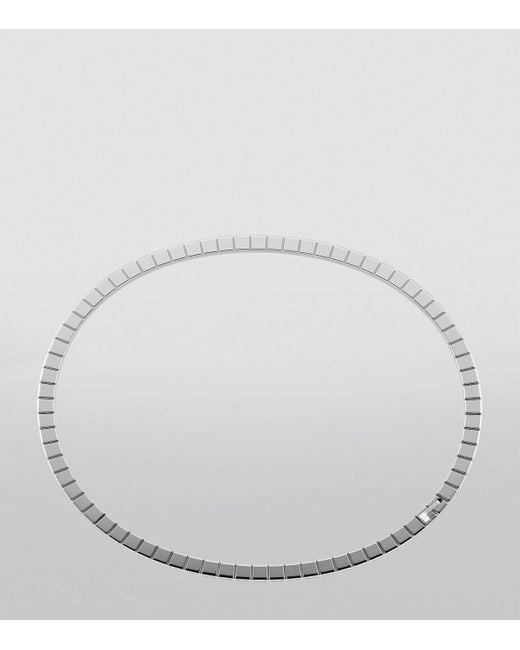 Chopard White And Diamond Ice Cube Bangle