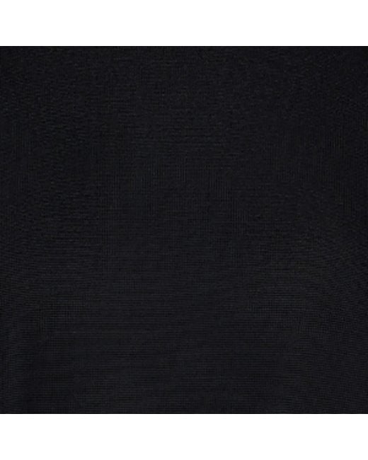 Alaïa Black Leaf-Godet Top