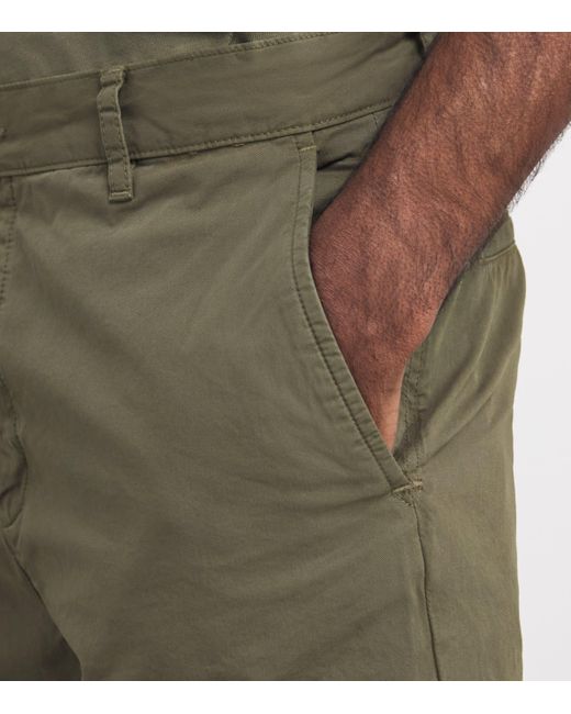 Belstaff Green Cotton Rally Chino Trousers for men