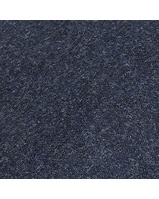 Brunello Cucinelli Blue Virgin Wool Embroidered Flat Cap for men