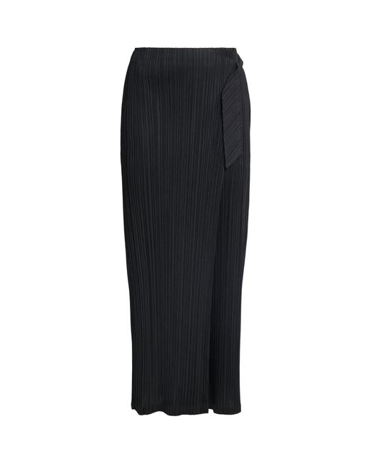Pleats Please Issey Miyake Black Façade Trousers
