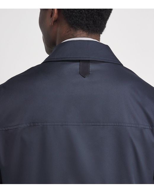 Canali Blue Technical Maestrale Field Jacket for men