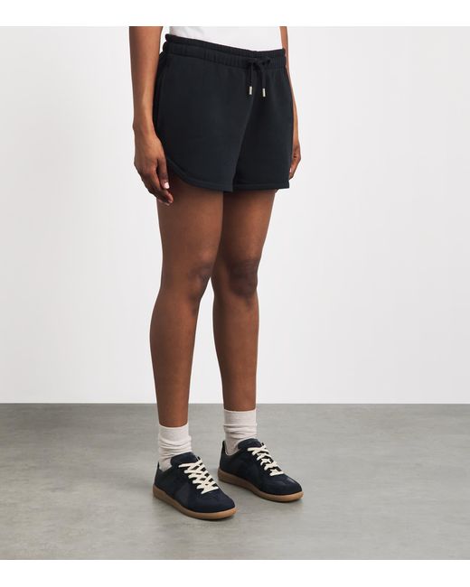 Harrods Black Cotton Jersey Shorts