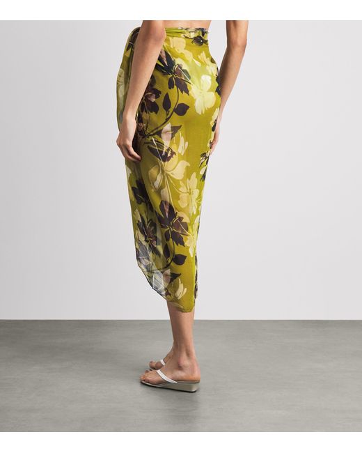 Away That Day Yellow Santorini Sarong