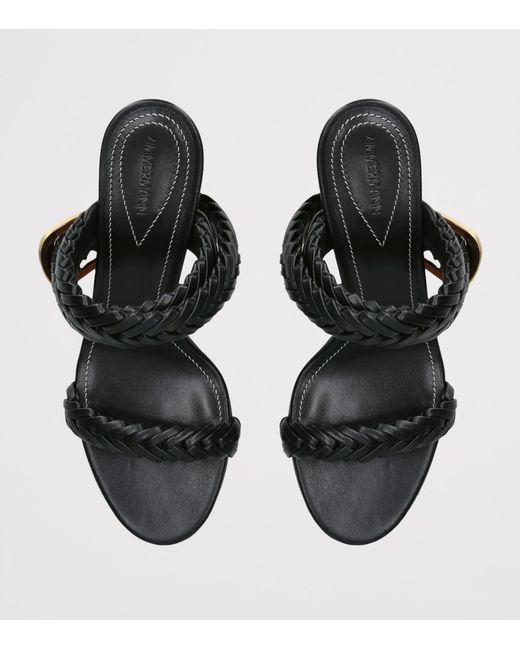 Zimmermann Black Calf Leather Helix Sandals 75
