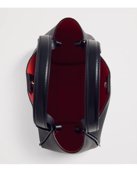 Christian Louboutin Black Bettina Mini Leather Tote Bag