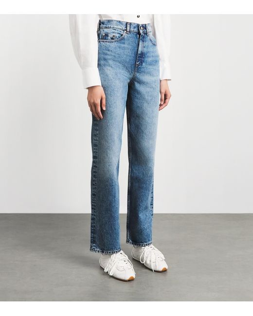 Claudie Pierlot Blue Washed Straight Jeans