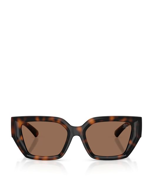 Burberry Brown Injected Be4472U Square Sunglasses