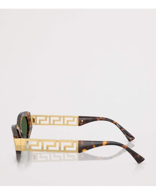 Versace Green Acetate Ve4501 Cat Eye Sunglasses