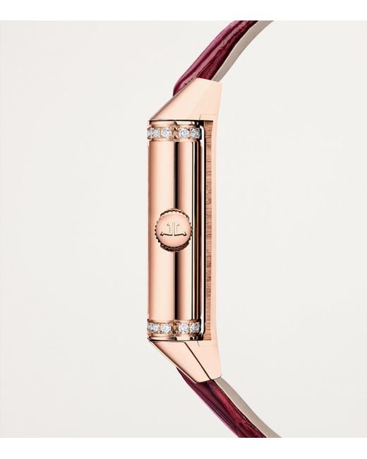 Jaeger-lecoultre Red And Diamond Reverso One Duetto Watch