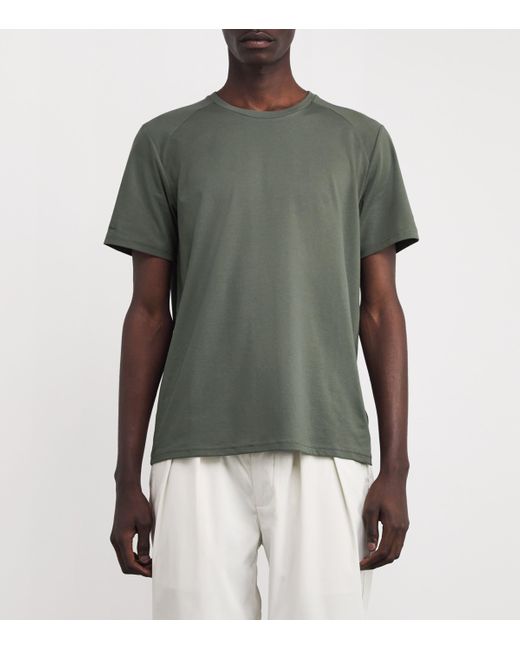 Ralph Lauren Green Cotton-Blend Performance T-Shirt for men