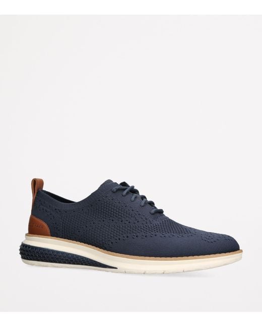 Cole Haan Blue Øriginalgrand Energyweave Stitchlite Oxford Sneakers for men