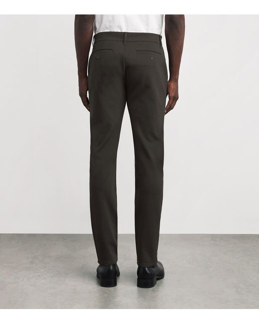 PAIGE Black Stafford Trousers for men