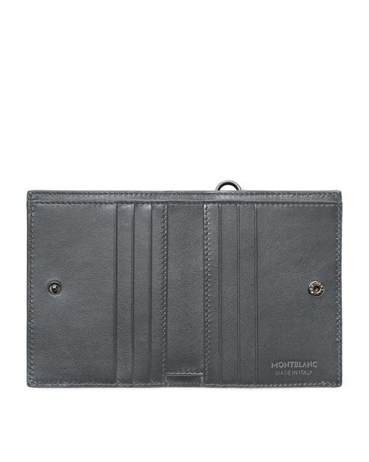 Montblanc Gray Leather M_gram 4810 Wallet