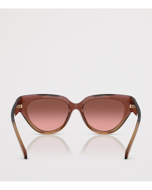 Michael Kors Pink Boca Raton Cat Eye Sunglasses