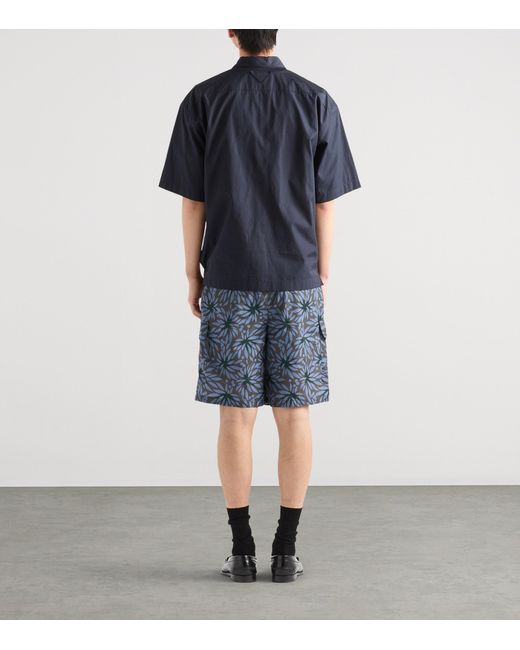 Prada Blue Re-Nylon Swim Trunks for men