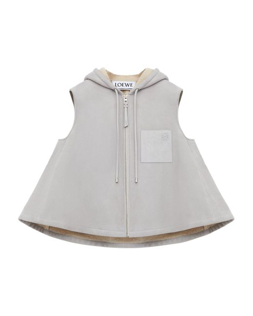 Loewe Gray Lambskin Gilet