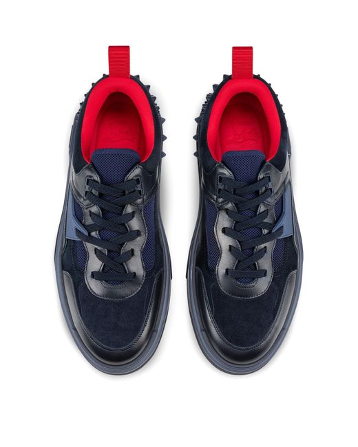 Christian Louboutin Blue Astroloubi Flat Low Top Sneaker for men