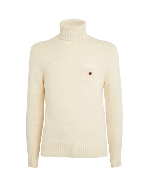 Polo Ralph Lauren Natural Wool-cashmere Rollneck Sweater for men