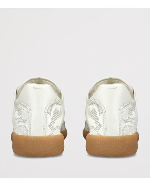 Maison Margiela White Lace Replica Sneakers