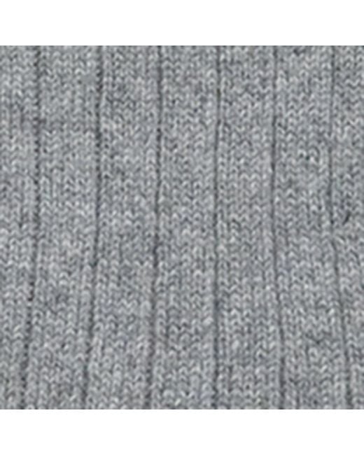 Pantherella Gray Cashmere-Blend Waddington Socks for men