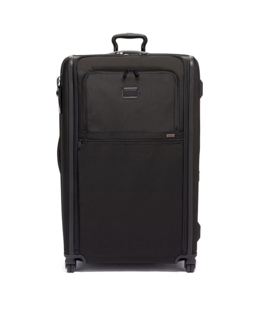 Tumi Black Alpha 3 Worldwide Trip Expandable Suitcase for men