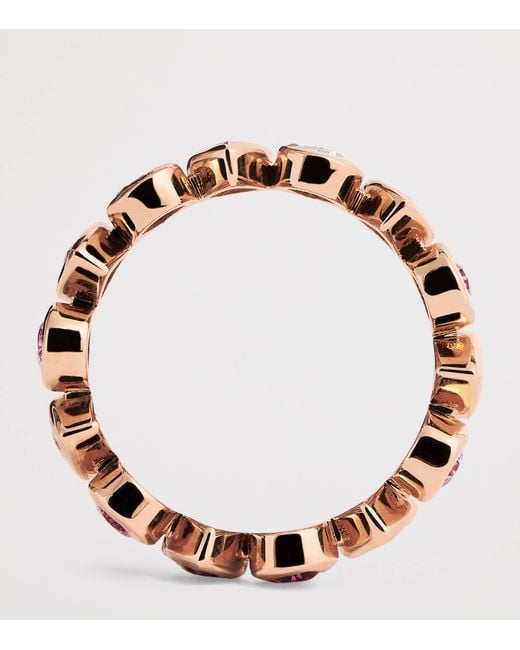SHAY Pink And Sapphire Eternity Ring