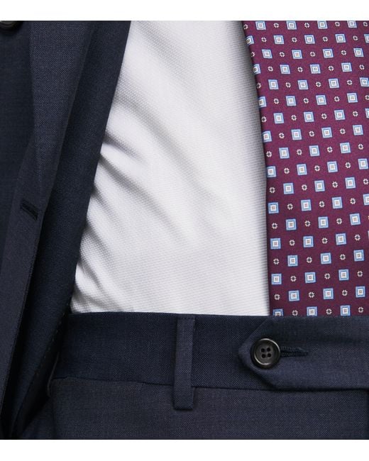 Pal Zileri White Cotton Milano Collar Shirt for men
