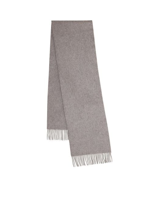 Mulberry Gray Small Merino Wool Scarf
