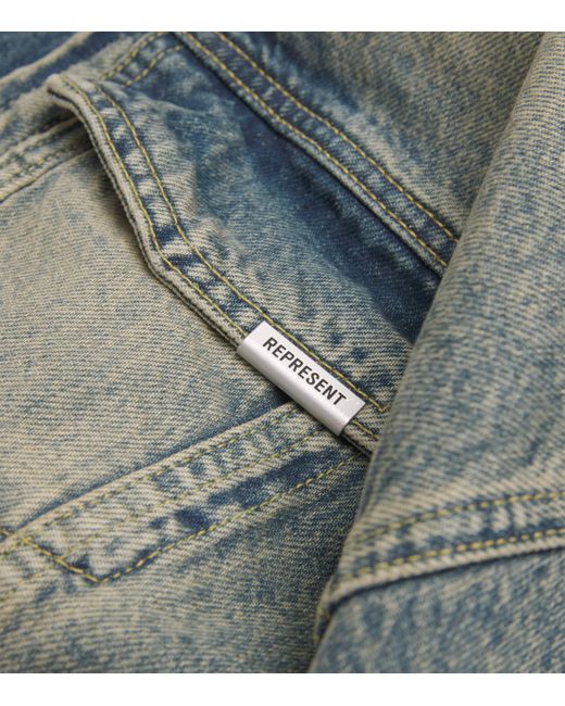 Represent Gray R4 Denim Jacket for men