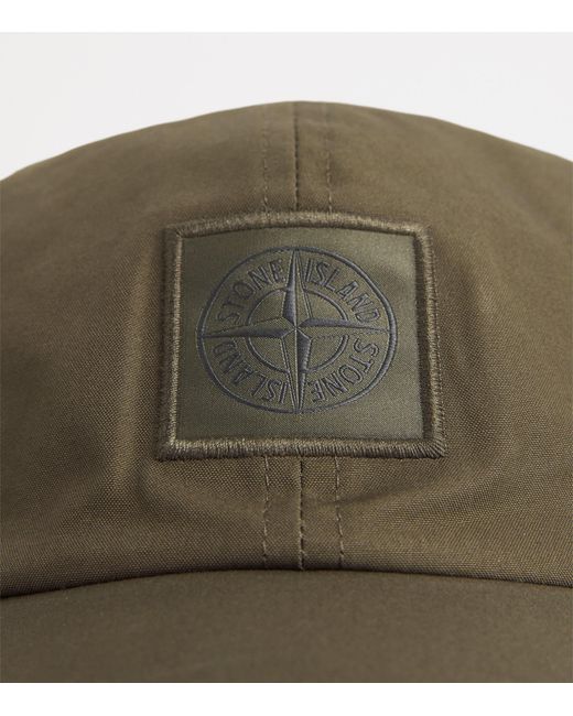 Stone Island Green Cotton Ghost Baseball Cap for men