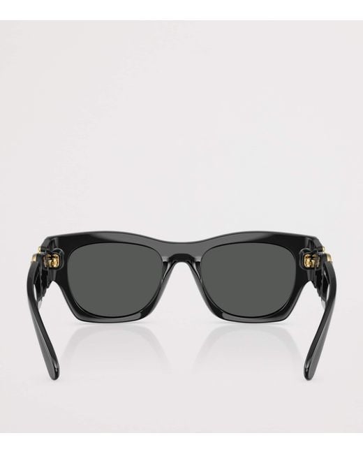 Versace Black Injected Ve4479U Square Sunglasses for men