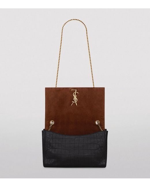 Saint Laurent White Medium Kate Reversible Shoulder Bag