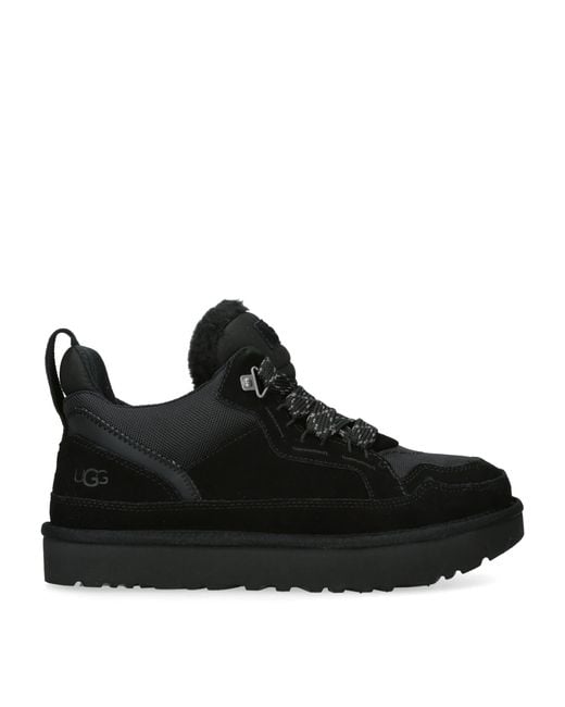 Ugg Black Suede Lowmel Sneakers for men