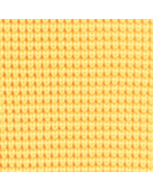 Alaïa Yellow Silk Waffle Godet Midi Dress