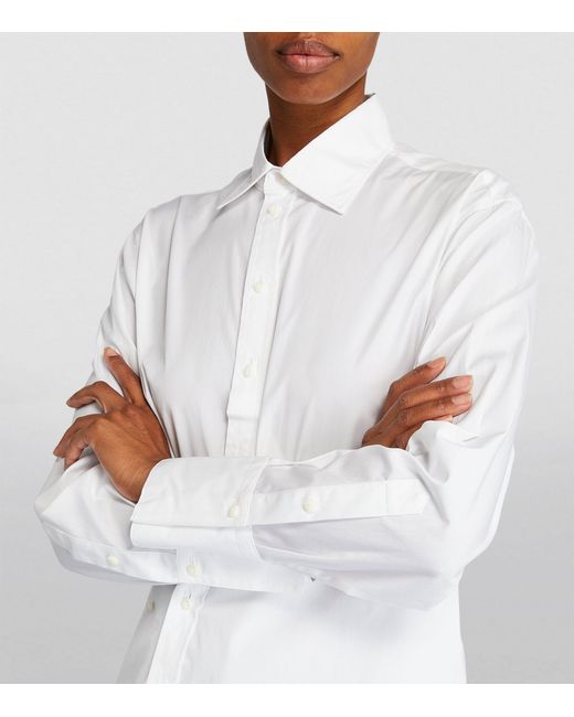 Rag & Bone White Asymmetric Indiana Shirt