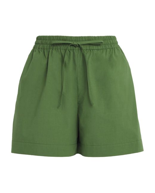 Matteau Green Organic Cotton Drawstring Shorts