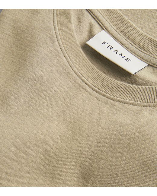 FRAME Natural Cotton T-shirt for men